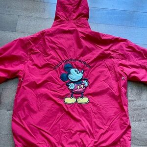 Walt Disney World Red Mickey Mouse Hooded Jacket